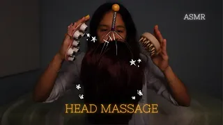 ASMR - Masaje de cabeza para que te DUERMAS 😴 (+Mouth Sounds)