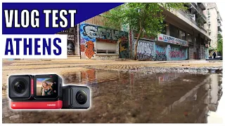 Insta360 One RS • Vlog Test • Rainy Day in Athens • Low Light • Available Light • Museum