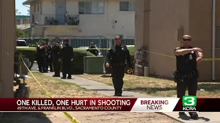 Sacramento shooting leaves 1 dead, 1 another seriously hurt