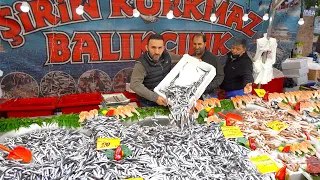 BIGGEST STREET MARKET IN ISTANBUL + CRAZY STREET FOOD IN TURKEY - KING OF FALAFEL