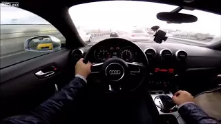 Crazy Guy Fast Driving!