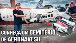 SUCATA de AVIÃO VIRA PANELA? Conhecemos um FERRO VELHO de AVIÕES