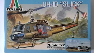 Italeri (ESCI) 1/72 Bell UH-1D 'Slick' Inbox Review / Dobozbontás