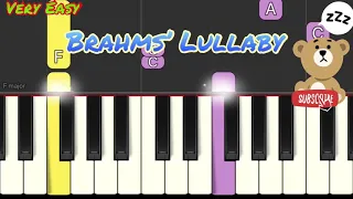 Brahms’ Lullaby (Easy Piano Tutorial)