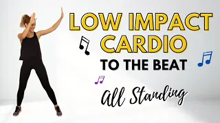 🔥15 Min LOW IMPACT CARDIO TO THE BEAT🔥Quick Energizing Session🔥ALL STANDING🔥NO JUMPING🔥NO REPEAT🔥