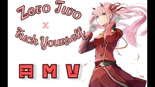 Zero Two × F*ck Yourself||Beat Sync AMV||Waifu remix|| #shorts #zerotwo