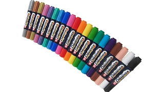 Bright and Opaque Permapaque® Dual-Tip Markers