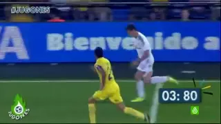 Gareth Bale Vs Villarreal - 75m in 9.12 seconds 40 Km/h - Amazing Run