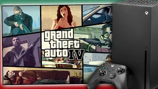 Grand Theft Auto IV (GTA 4) на Xbox Series X / Геймплей 60 FPS