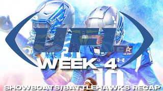 Recap: UFL Week 4 - Memphis Showboats vs. St. Louis Battlehawks