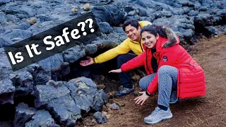 Part 1 Walking To The Volcano| Iceland Volcano Lava Fields| Iceland Travel Guide| Road Trip In Hindi