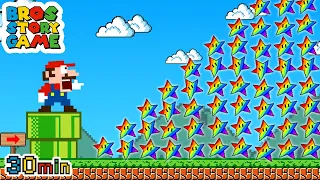 What if Mario Collect 999 Super Star and Rainbow Star in New Super Mario Bros Wii? | Bros Game Story