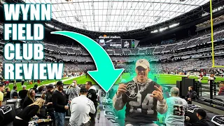 Las Vegas Raiders Wynn Field Club 1ST ROW ENDZONE Review | Is It Worth It?