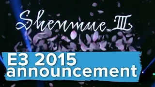 Shenmue 3 announcement - E3 2015 Sony Conference - People are crying in the audience. Real tears.