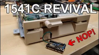 Using a NOP Generator to help fix a dead 1541C drive (Bonus Track 1 Sensor demo)
