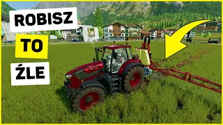 ROBISZ TO ŹLE! 🚜 Największe błędy graczy w FS22 🚜TOP 10