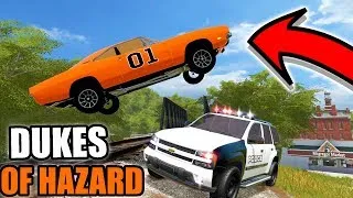 FARMING SIMULATOR 2017 | GENERAL LEE RUNNING FROM THE COPS | MULTIPLAYER | COPS & ROBBERS