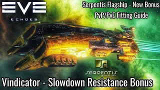 EVE Echoes - Golden Vindicator - Buffed! - New Slowdown Resistance Bonus PvP/PvE Fitted Guide