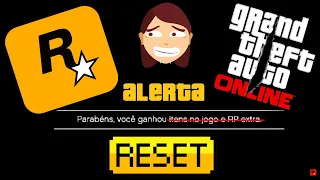 Parabéns, você ganhou RESET da Rockstar no GTA 5 Online