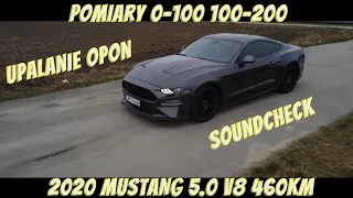 FORD  MUSTANGA GT 5.0 460 KM  (2020) Test i prezentacja ( POV )