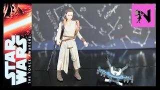 NEW Rey Starkiller Base Star Wars The Force Awakens Snow Mission Action Figure Toy Unboxing PART 1