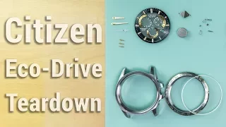 Tearing Down a Radio Controlled Citizen Eco-Drive