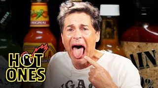 Rob Lowe Ruins Thanksgiving By Eating Spicy Wings | Hot Ones