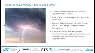 Webinar: Lightning Detection Early Warning Forecasting for Wildfire Events