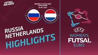 HIGHLIGHTS | Women’s Futsal EURO | Russia -:- Netherlands | Main round Wednesday, 20 Oct 2021, 15:30