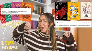 reacting to 1 star reviews of my favorite books ⭐️ *it gets nasty* | bookmas day 8