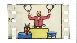 Séance de prestidigitation (1896) Conjuring (Méliès) [chromolithographed fragment]