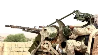 Libyan Revolution - Rebels rock with the 14.5mm AA gun
