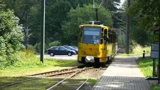 Straßenbahn Gotha Thüringerwaldbahn bei Marienglashöhle [HD]