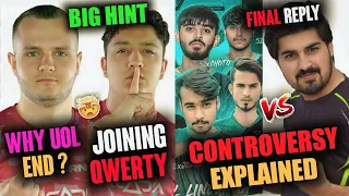 Crypto Joining Qwerty 😱 Hint ? | Uol End 💔 | TeenWolf Gaming & 52 Esports Controversy Explain 🤯 End