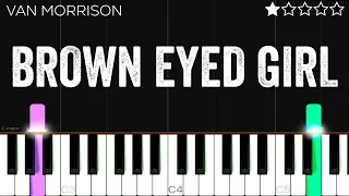 Van Morrison - Brown Eyed Girl | EASY Piano Tutorial
