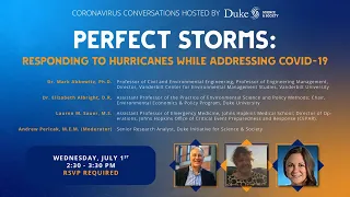 Coronavirus Conversations: Perfect Storms - Responding to Hurricanes While Addressing COVID-19