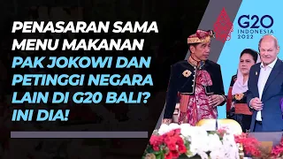 Mengintip Menu Makan Malam Presiden Jokowi dan Petinggi Negara G20 di Bali