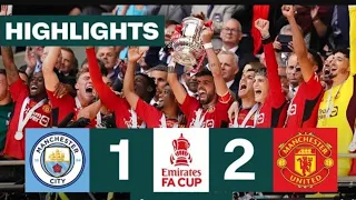 Manchester United vs Manchester City | Highlights | FA Cup Final 2024