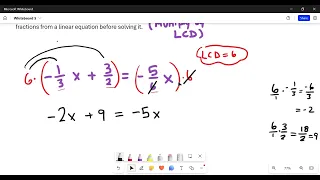 Clearing Fractions