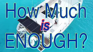 How to manage electrical power on a sailboat using NO fossil fuels!