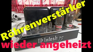 Röhren Hifi Verstärker Mcintosh MC 75 defekt reparieren Tube Amplifier repair