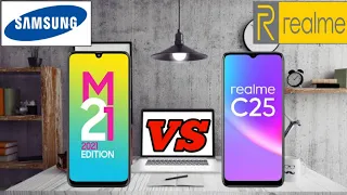 Samsung Galaxy M21 2021 vs Realme C25