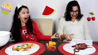 DOCE VS COMIDA DE VERDADE COM TROLLAGEM | Luluca