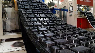 Factory that does mass production of plastic containers that can be used in microwaves.