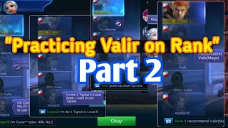 PRACTICING VALIR ON RANK [PART2]