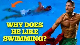 How does Cristiano Ronaldo use Swimming?