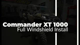 How to Install a SuperATV Full Windshield on a 2021+ Can-am Commander XT 1000