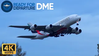 Moscow Domodedovo DME Plane Spotting TAKE OFFS | Aircraft identification [DME/UUDD] 14.10.2023