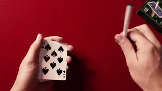 CIGARETTE THRU CARD - DEMONSTRATION