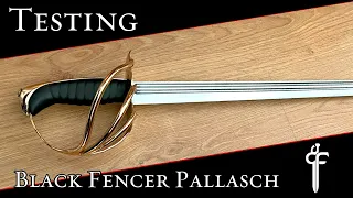 Testing Black Fencer French Cuirassier Sword - Steel Generation